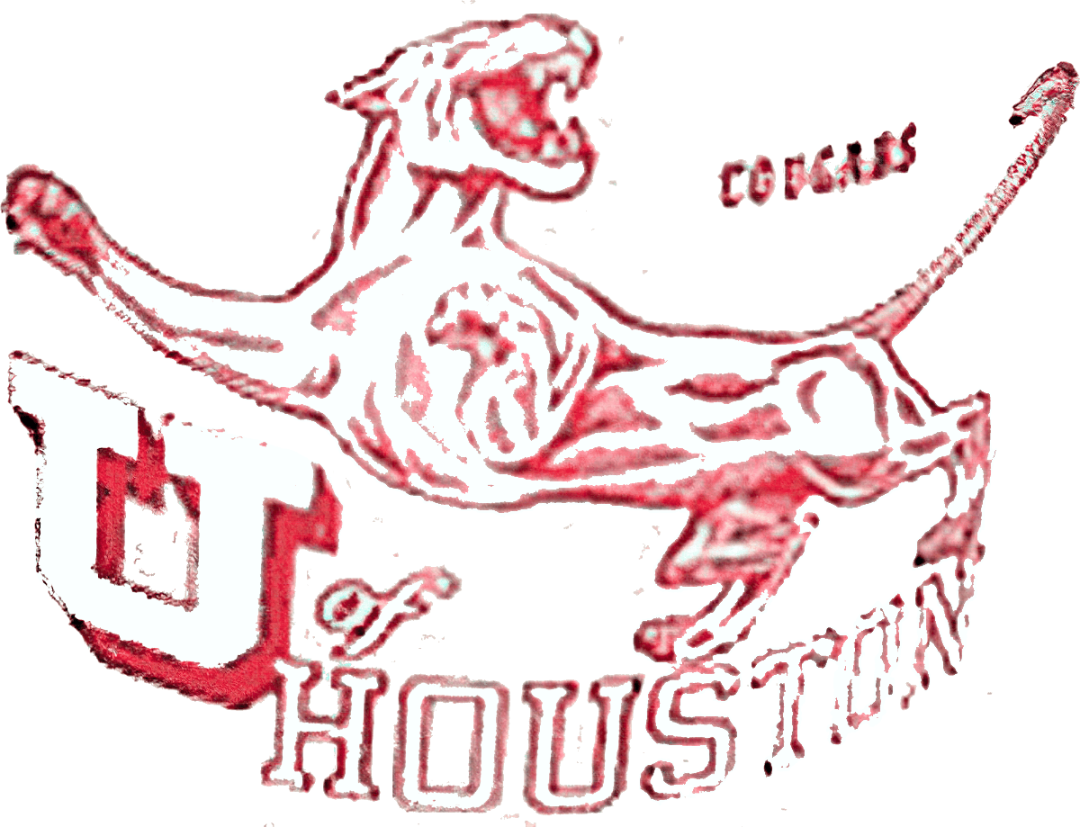 AL1096 - Houston Cougars Arch Logo Basketball Long